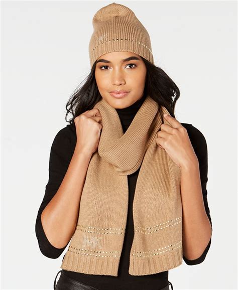 women's michael kors hat and scarf set|Michael Kors scarf tk maxx.